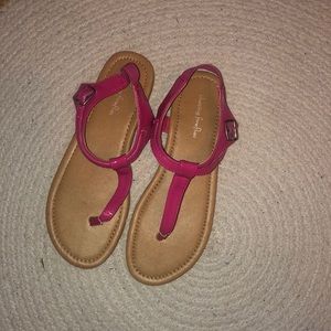 Pink sandals